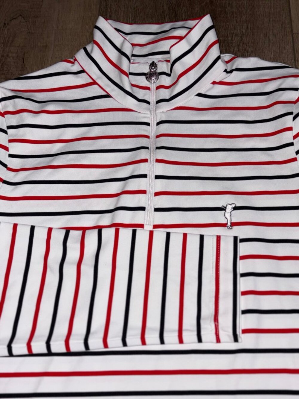 GOLFINO 1/4 Zip Long Sleeve Golf Top Size 8